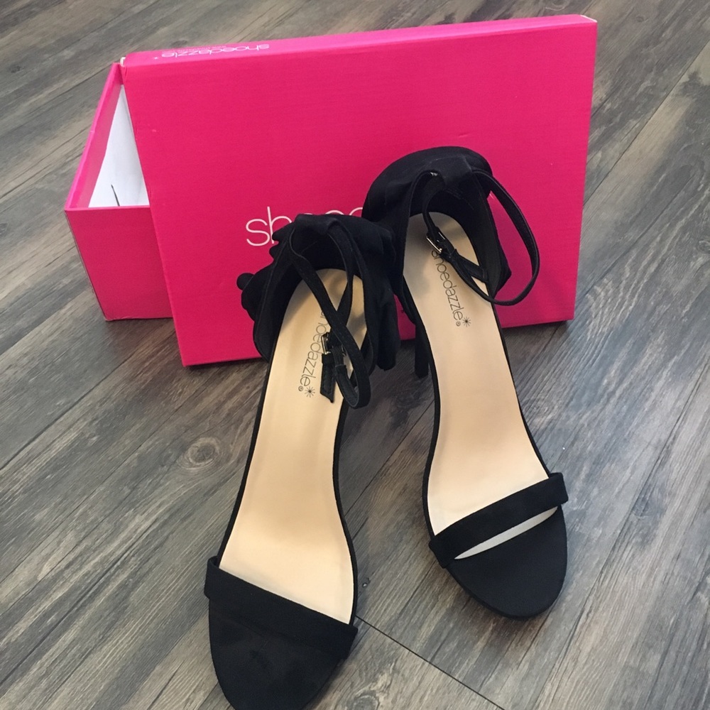 Shoedazzle Jadira Heeled Sandal Women’s Black